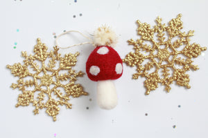 (SINGLE) Mushroom Ornament