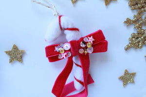 Felt Candy Cane Ornament