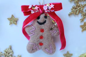 Felt Gingerbread Ornament