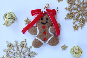 Felt Gingerbread Ornament