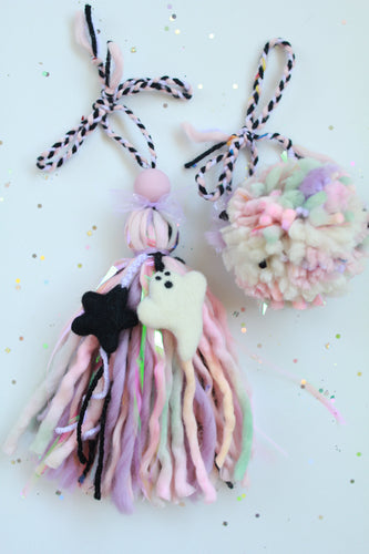 Ghost Tassel & Pom Set