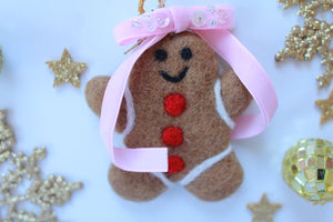 Felt Gingerbread Ornament