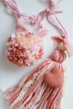 Load image into Gallery viewer, Heart Tassel &amp; Pom Set