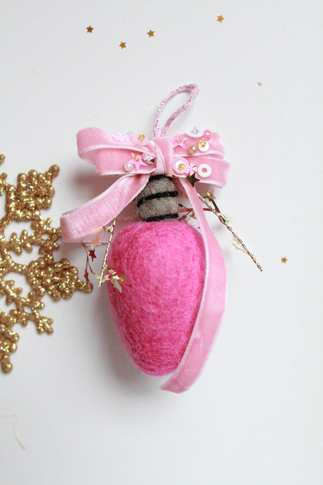 Felt Light Bulb Ornament