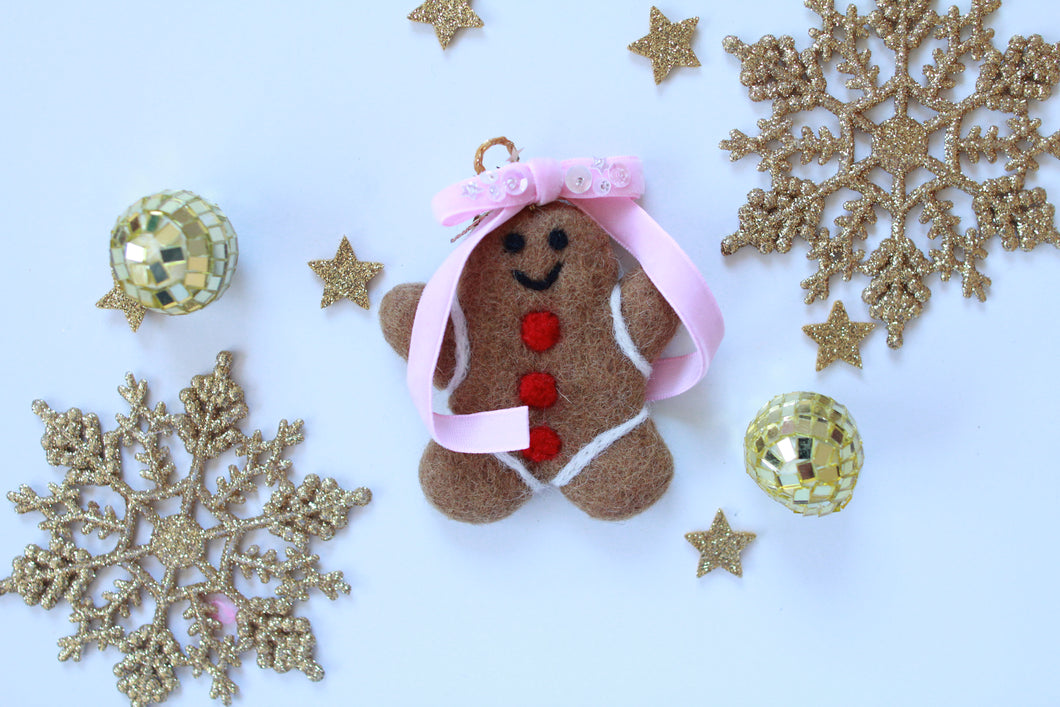 Felt Gingerbread Ornament