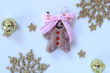 Load image into Gallery viewer, Felt Gingerbread Ornament