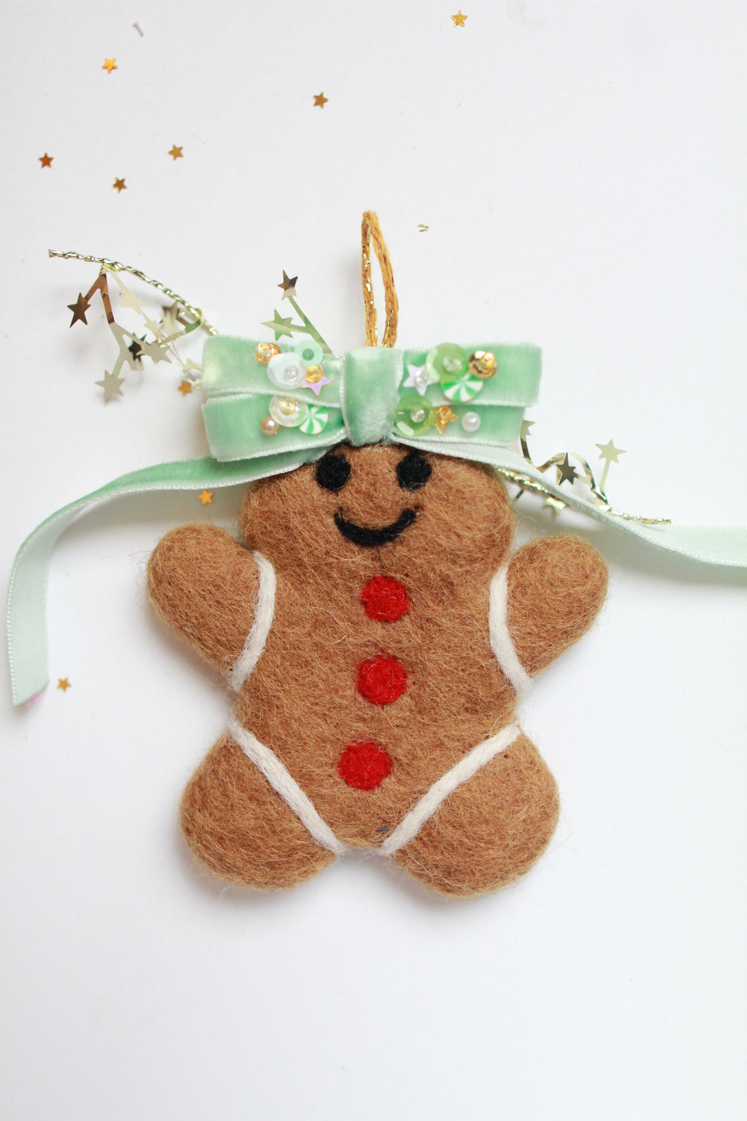 Felt Gingerbread Ornament