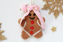 Load image into Gallery viewer, Felt Gingerbread Ornament