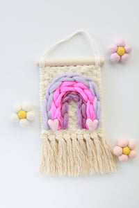 Mini Rainbow Wall Weaving