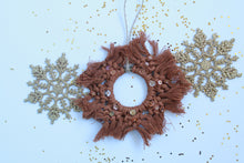 Load image into Gallery viewer, (SINGLE) Sequin Boho Macrame Ornament