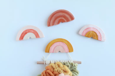 Ceramic Rainbow Art Nail Cover